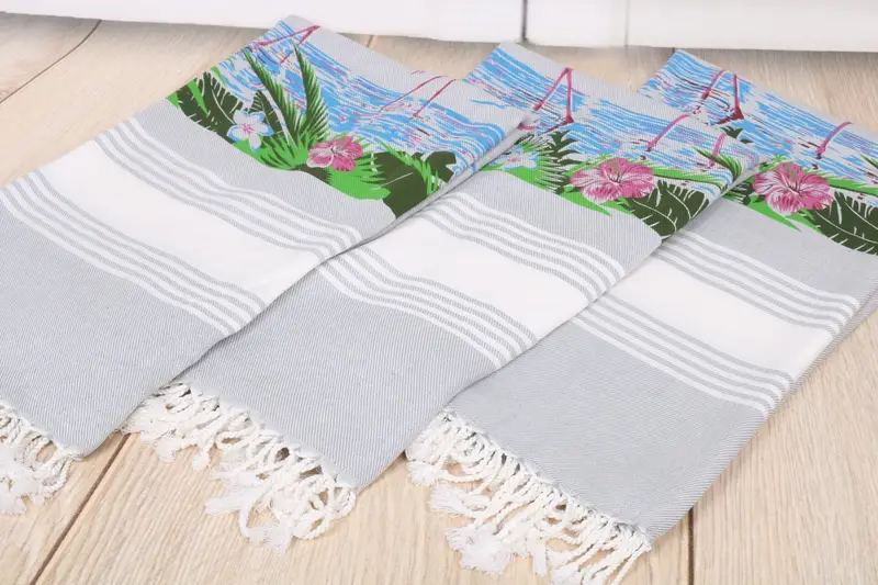 70x40 Cotton Summer Print Striped Towel, Bachelorette Party Favors, Bridal Shower Favors, Bridal Shower Favor, Lightweight Turkish towel - 7