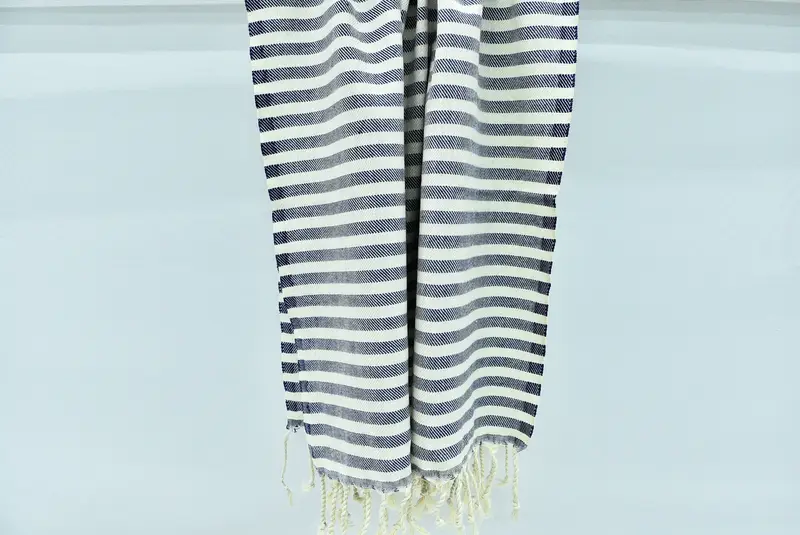 Summer Gift, Turkish Towel Monogram, 40x24 Cotton Striped Towel, Bridesmaid Favors, Turkish Tea Towel, Custom Hand Towel, Monogram Kitchen Towel - 8