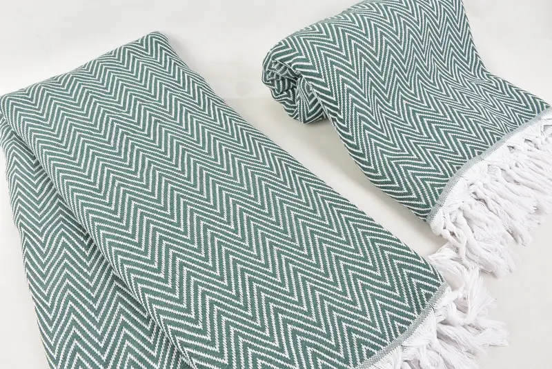 Personalized Gifts, Turkish Tablecloth, 96x80 Cotton Chevron Towel, Custom Wedding Gifts, Bachelor Bachelorette Party Favors, Throw Blanket - 14