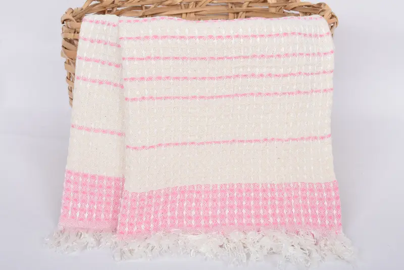 Bathroom Towels, Beach Bachelorette Party Decorations, Monogram Kitchen Towel, 40x20 Cotton Waffle Towel, Personalized Gift, Bathroom Hand Towel - 5