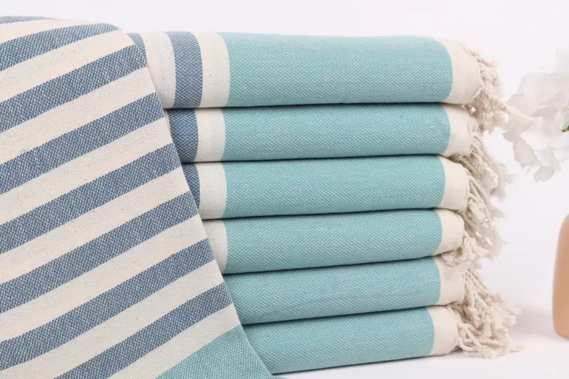 Turkish beach towel, Housewarming Gift, Bachelor Bachelorette Party Favors, 70x40 Cotton Striped Towel, Home Decor Gifts, Maid Of Honor Gift - 1