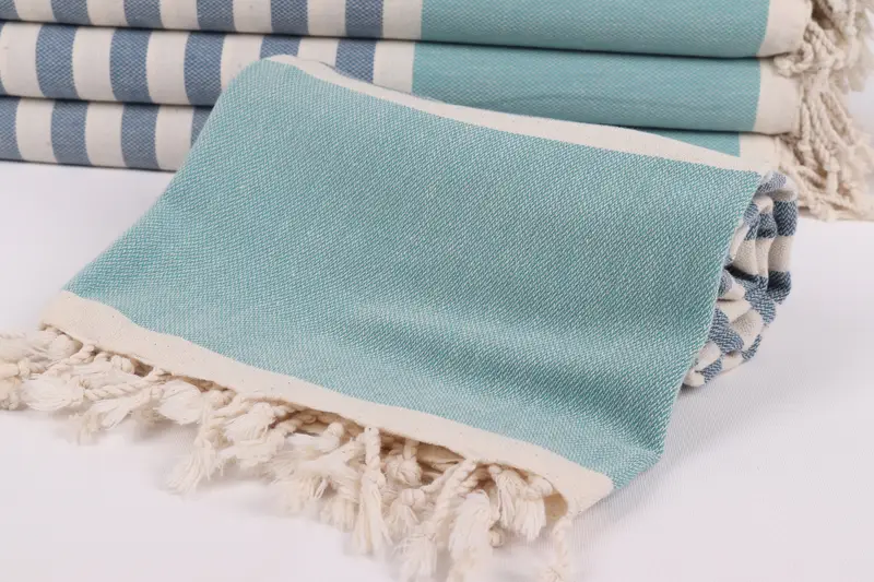 Turkish beach towel, Housewarming Gift, Bachelor Bachelorette Party Favors, 70x40 Cotton Striped Towel, Home Decor Gifts, Maid Of Honor Gift - 4