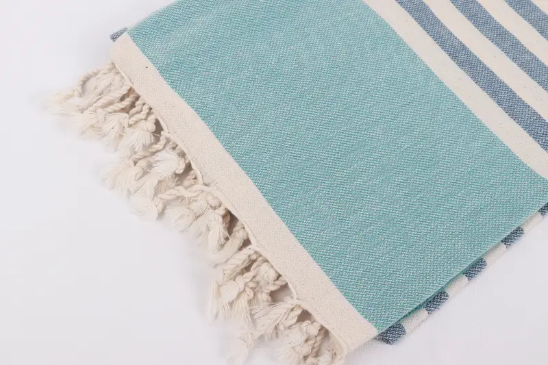 Turkish beach towel, Housewarming Gift, Bachelor Bachelorette Party Favors, 70x40 Cotton Striped Towel, Home Decor Gifts, Maid Of Honor Gift - 7
