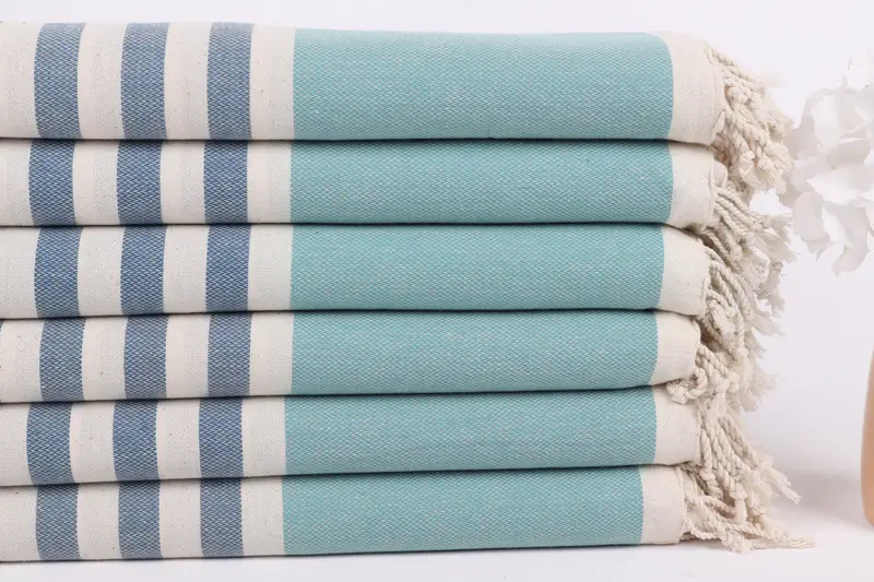 Turkish beach towel, Housewarming Gift, Bachelor Bachelorette Party Favors, 70x40 Cotton Striped Towel, Home Decor Gifts, Maid Of Honor Gift - 3