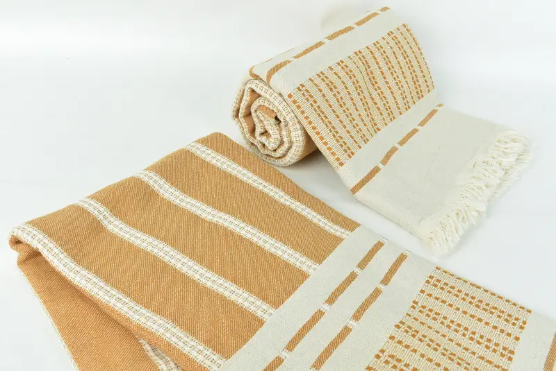 Custom Beach Towel, 68x36 Cotton Striped Towel, Sand-Resistant Peshtemal, Anniversary Gift For Her, Home Decor Gifts, Bachelorette Party Decorations - 7