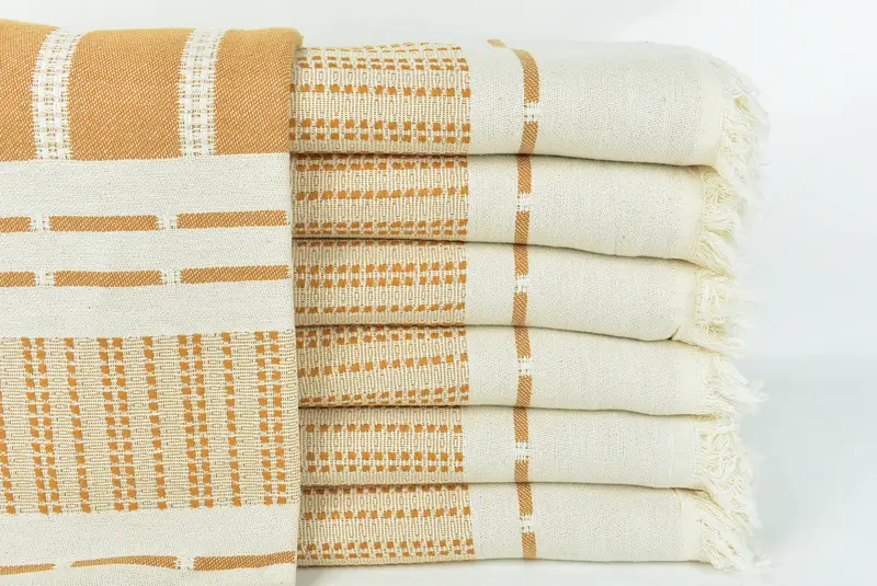 Custom Beach Towel, 68x36 Cotton Striped Towel, Sand-Resistant Peshtemal, Anniversary Gift For Her, Home Decor Gifts, Bachelorette Party Decorations - 1