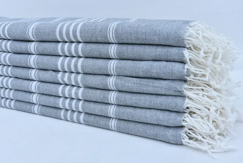 76x40 Cotton Striped Towel, Home Decor Gifts, Grandma Gift, Pool Towels, Absorbent towel, Turkish Towel Set, Gift For Him, Unique Wedding Gift - 3