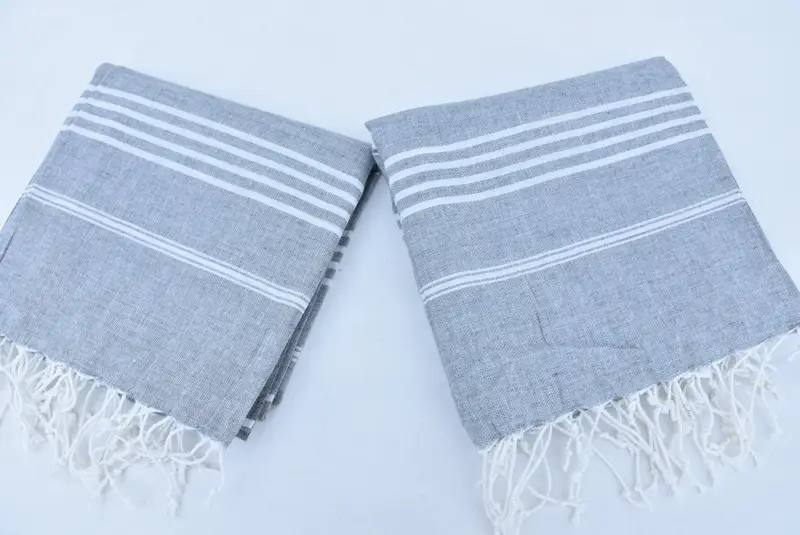 76x40 Cotton Striped Towel, Home Decor Gifts, Grandma Gift, Pool Towels, Absorbent towel, Turkish Towel Set, Gift For Him, Unique Wedding Gift - 4