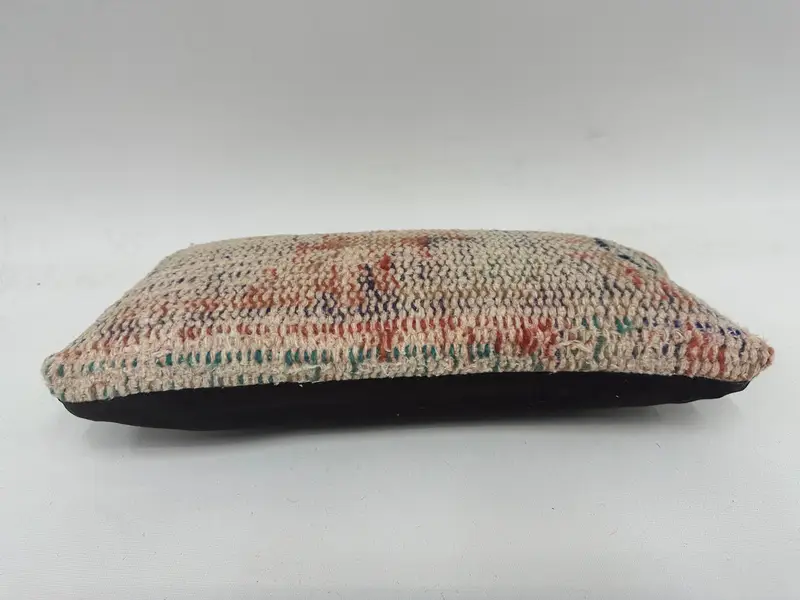 Kilim Yastığı, 8x16 Bej Yastık Örtüsü, Açık Yastığı, Boho Yastık Sham Kapağı, Tezgah Yastık Kılıfı, Türk Yastığı, Yastık Kılıfı - 5