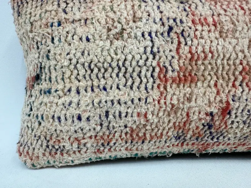Kilim Yastığı, 8x16 Bej Yastık Örtüsü, Açık Yastığı, Boho Yastık Sham Kapağı, Tezgah Yastık Kılıfı, Türk Yastığı, Yastık Kılıfı - 2