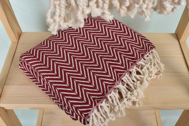 Turkish hand towel, Grandma Gift, Personalized Gifts, Beach Towel Bulk, Turkish towel bulk order for wedding gifts, 70x40 Cotton Zig zag Towel - 5