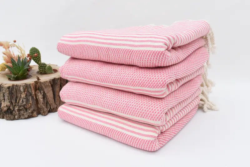 Travel towel, Friends Beach Towel, Bachelorette Towel, 70x40 Cotton Striped Towel, Memorial Gift, Personalized Wedding Gift, Best Beach Towel - 6