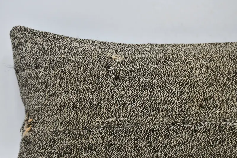 Pet Cushion Cover, Luxury Pillow Cover, Nomadic Pillow Sham, 12x36 Gray Cushion Cover, Turkish Pillow, Pillow Cover, Boho Pillow, Antique Pillows - 2