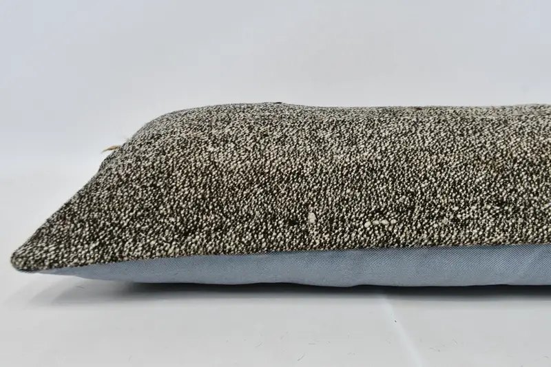 Pet Cushion Cover, Luxury Pillow Cover, Nomadic Pillow Sham, 12x36 Gray Cushion Cover, Turkish Pillow, Pillow Cover, Boho Pillow, Antique Pillows - 6