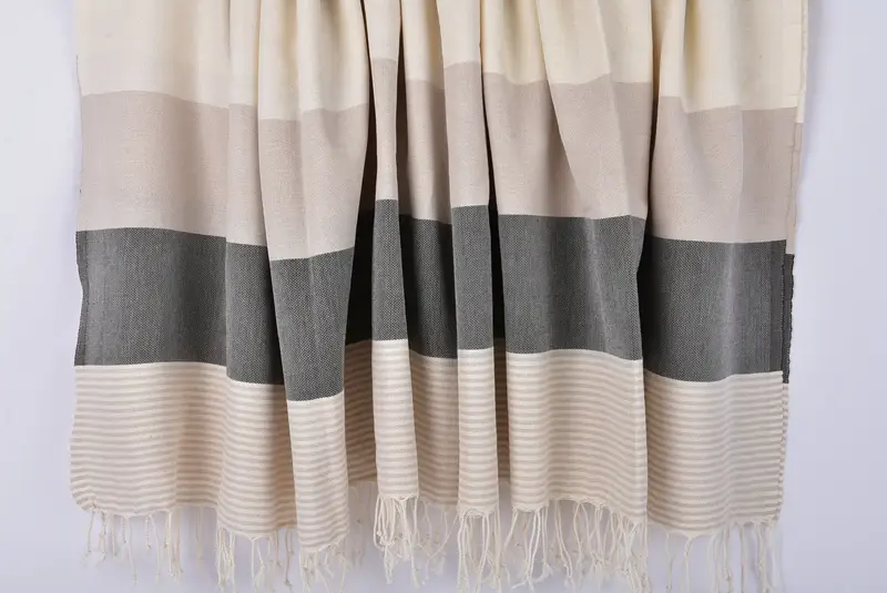 Turkish towel, Christmas Favors, Gift For Her, Gift For Him, 68x40 Cotton Striped Towel, Beach Theme Bachelorette Party Gifts, Oversized Beach Towel - 8
