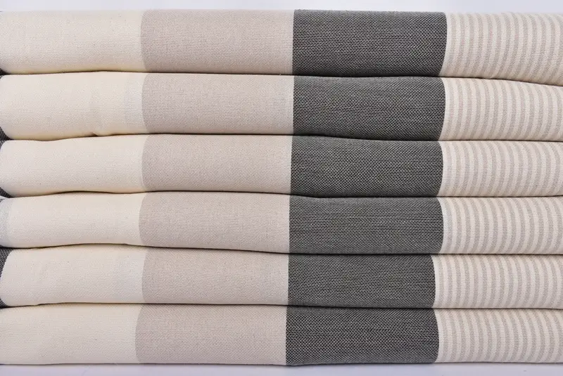 Turkish towel, Christmas Favors, Gift For Her, Gift For Him, 68x40 Cotton Striped Towel, Beach Theme Bachelorette Party Gifts, Oversized Beach Towel - 2