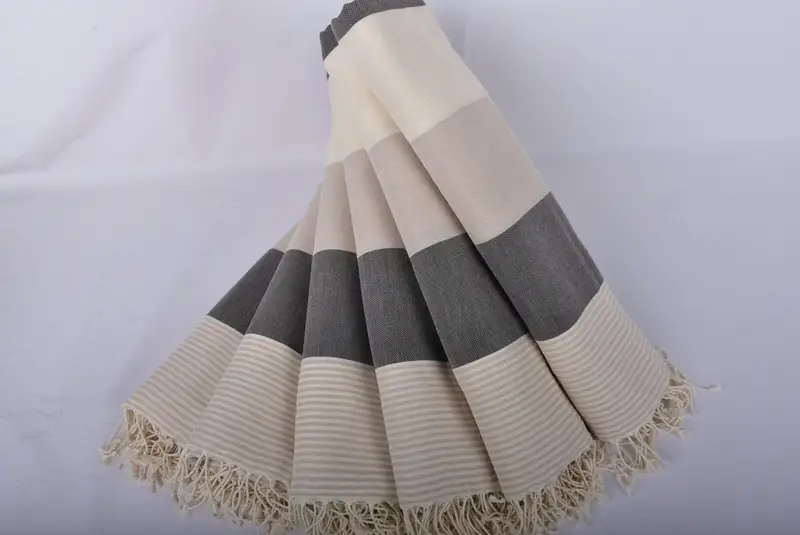 Turkish towel, Christmas Favors, Gift For Her, Gift For Him, 68x40 Cotton Striped Towel, Beach Theme Bachelorette Party Gifts, Oversized Beach Towel - 4