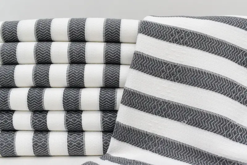 70x36 Cotton Striped Towel, Engagement Gift, Bachelorette Party Gift, Large Turkish Towel, Turkish bath towel, Large Beach Towel Personalized - 1