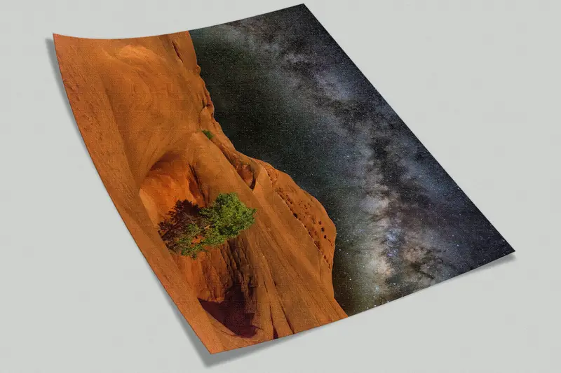 宇宙風景の壁画、空の壁画、コスモスの壁の絵画、ナイトビューウォールアート、星空の壁の絵、木の壁紙​​、 - 8