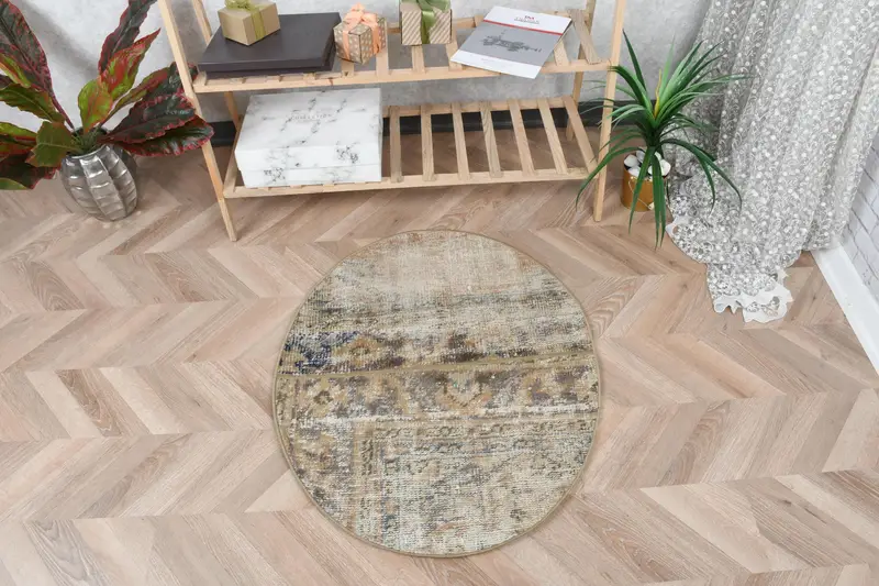 Alfombra persa naranja, decoración vibrante de 2,4x2,9 pies