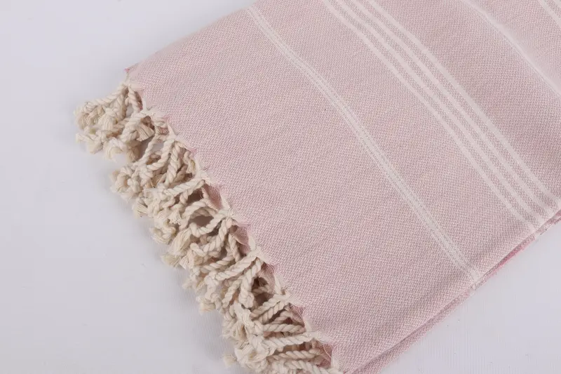Beach Theme Wedding Gift, 68x40 Cotton Striped Towel, Travel towel, Turkish bath towel, Wedding Gift For Bride, Handmade Gift, Scarf Towel - 7