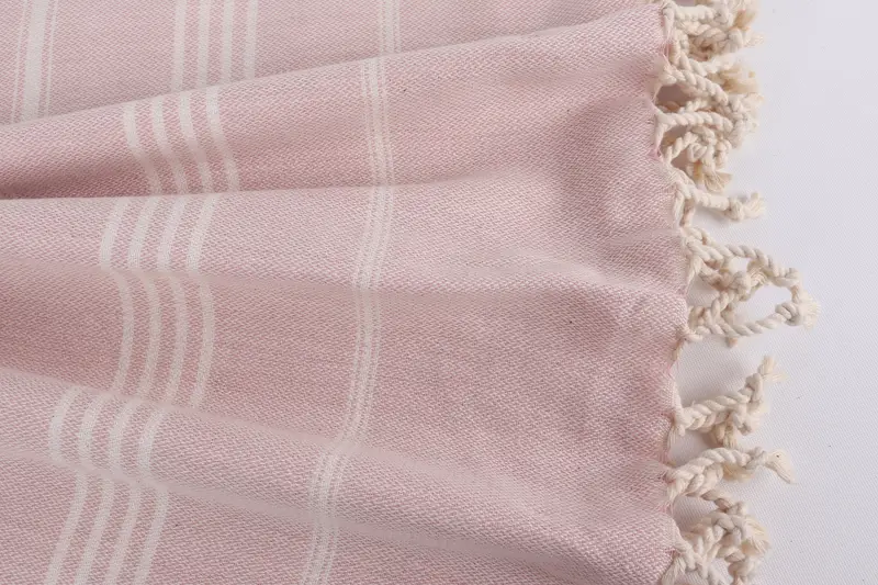 Beach Theme Wedding Gift, 68x40 Cotton Striped Towel, Travel towel, Turkish bath towel, Wedding Gift For Bride, Handmade Gift, Scarf Towel - 8