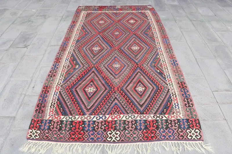 Mor Ombré Halı, 5,4x10,2 ft Şık Dekor