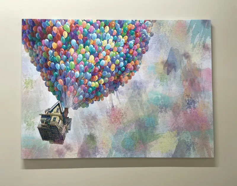 鮮やかなムービー バルーン キャンバス - カール フレドリクセン アドベンチャー