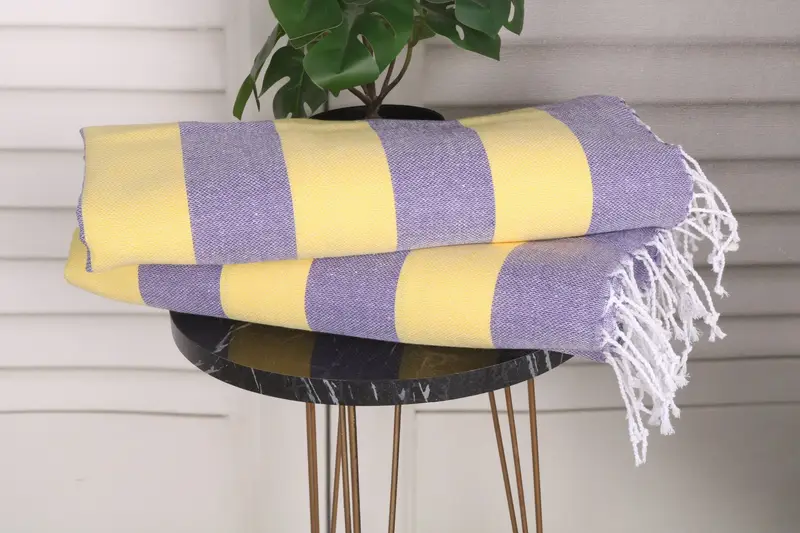 Personalized Dish Towel, 40x18 Cotton Striped Towel, Bridesmaid Gift, Wedding Favors, Halloween Gifts, Turkish Towel Hand Towel, Boyfriend Gift - 3