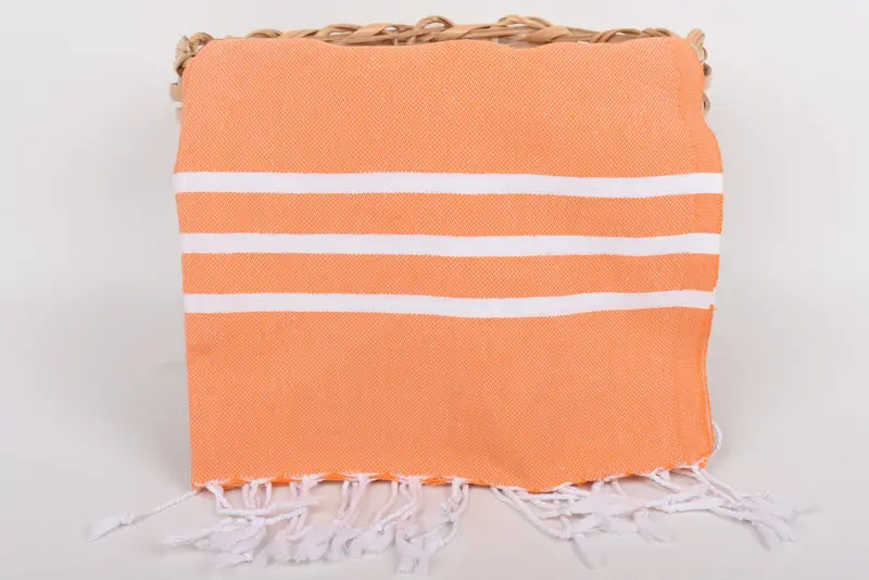 Turkish Hand Towel, Holiday Towel, 40x20 Cotton Striped Towel, Hand Size Towels, Turkish Towel Hand Towel, Personalized Dish Towel, Best Friend Gift - 5