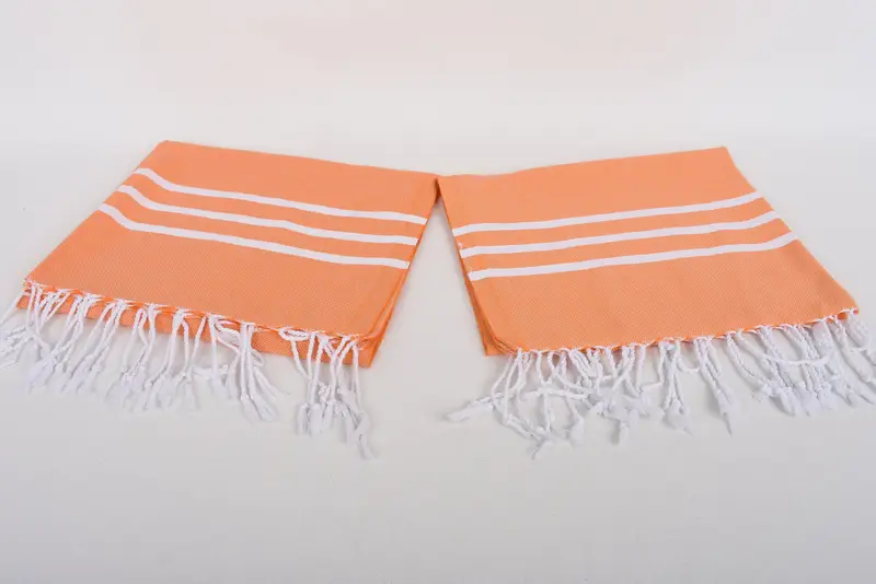 Turkish Hand Towel, Holiday Towel, 40x20 Cotton Striped Towel, Hand Size Towels, Turkish Towel Hand Towel, Personalized Dish Towel, Best Friend Gift - 6