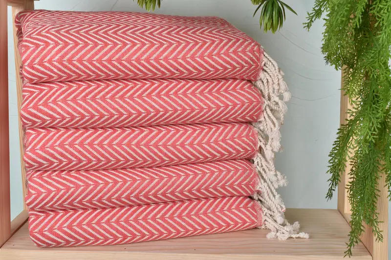 Gifts For Him, Bridesmaid Gift, Bachelorette Party Gift, Personalized Towel Gift, Gift For Bride, Turkish Towel Bulk, 70x40 Cotton Zig zag Towel - 2