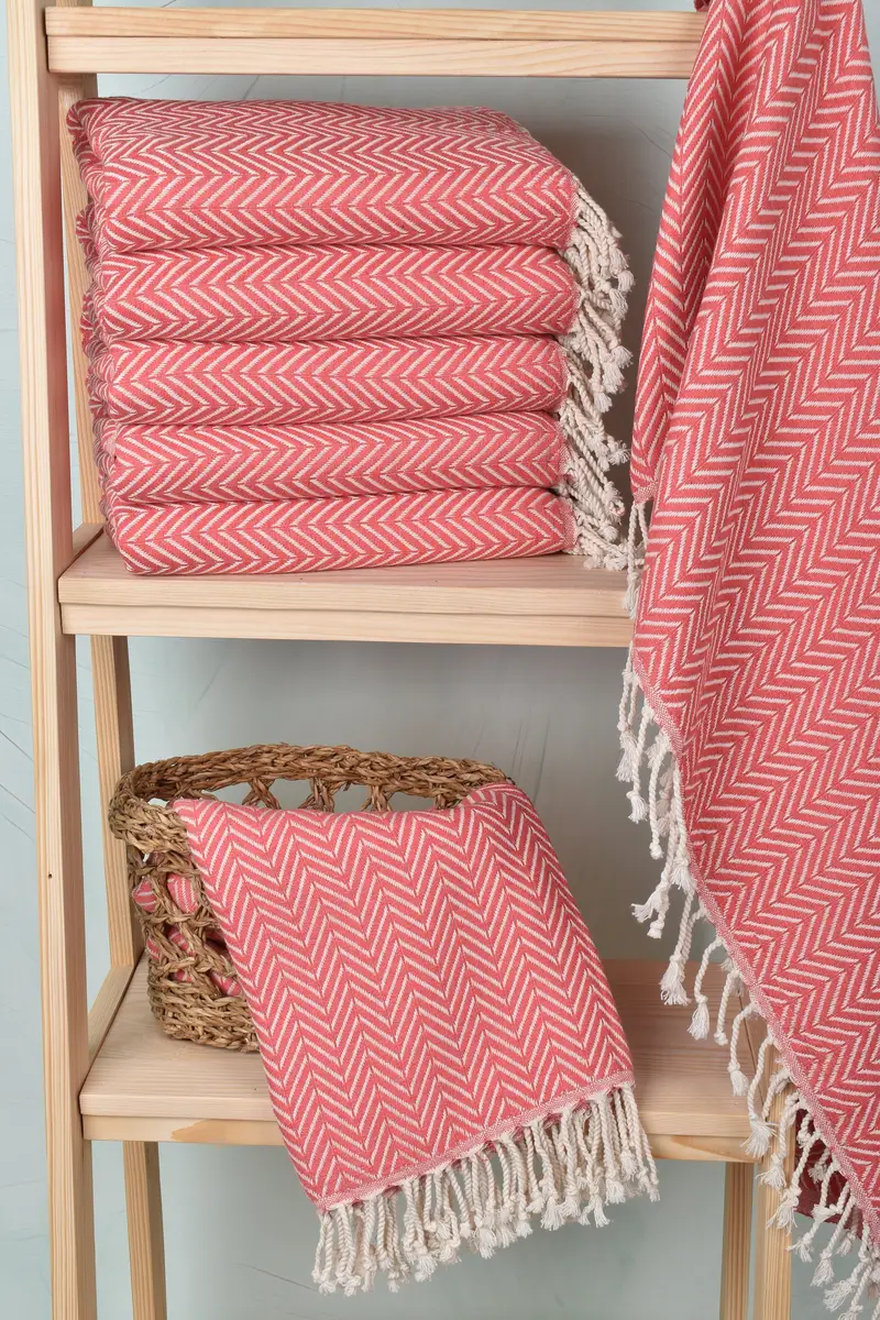 Gifts For Him, Bridesmaid Gift, Bachelorette Party Gift, Personalized Towel Gift, Gift For Bride, Turkish Towel Bulk, 70x40 Cotton Zig zag Towel - 3