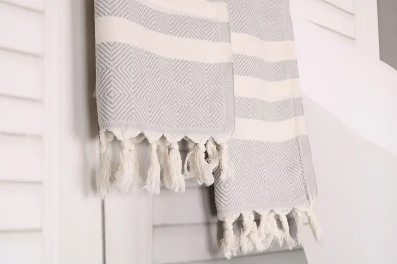 Turkish Hand Towel, Guest Towel, Best Wedding Gift, Small Bath Towels, 32x20 Cotton Diamond Towel, Monogrammed Hand Towel, Anniversary Gift For Her - 8