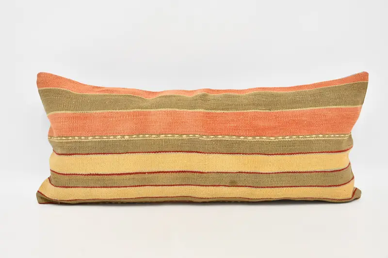 Pillow, Patio Cushion Cover, Pillow for Couch, Boho Pillow Sham Cover, Hippie Throw Pillow Case, Pillow for Sofa, 16x36 Yellow Pillow Cover - 1