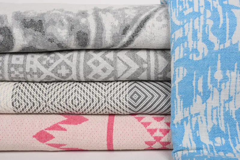 Shower Curtain, Boho Throw Blankets, Woven Blanket, Custom Blanket, Gift For The Home Decor, Personalized Gift For Him, 80x60 Cotton Set of 5 Towel - 2