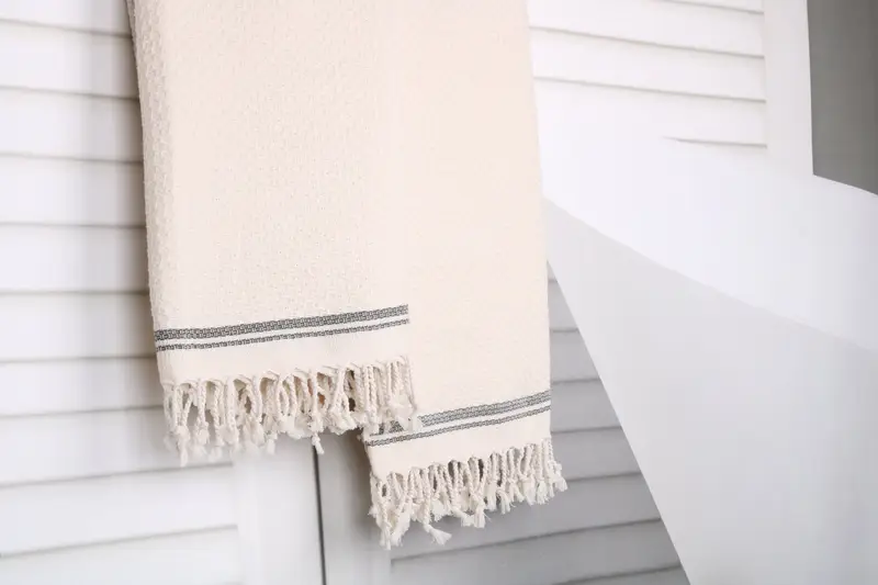 68x36 Cotton Striped Towel, Bridal Shower Favors, Home Decor Towel, Turkish bath towel, Bulk Order Towel, Customized Turkish Towel, Sand-free towel - 8