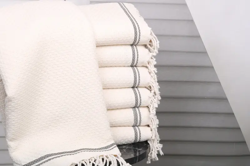 68x36 Cotton Striped Towel, Bridal Shower Favors, Home Decor Towel, Turkish bath towel, Bulk Order Towel, Customized Turkish Towel, Sand-free towel - 1