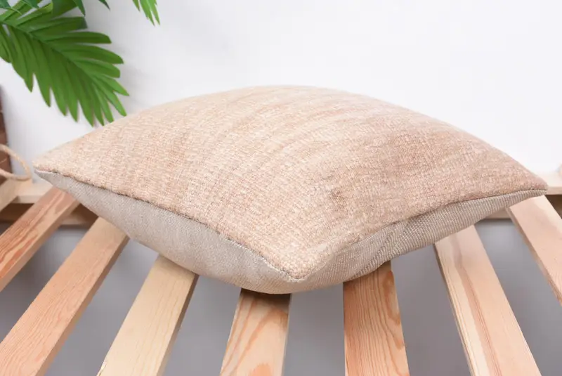 Vintage Kilim Pillow, Vintage Pillow, Boho Pillow Sham Cover, 14x14 Pink Cushion, Home Decor Pillow, Pillow Case, Floor Cushion Case - 6