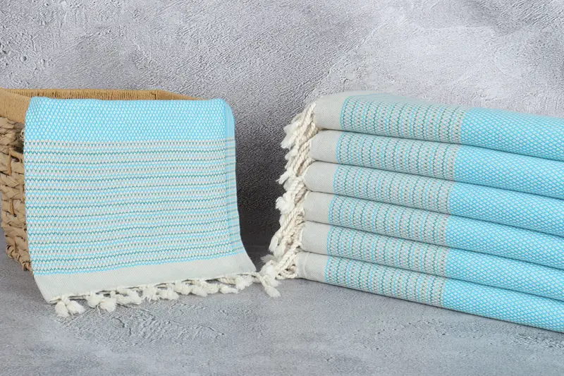 Gym Towel, 36x20 Cotton Striped Towel, Personalized Kitchen Towel, Turkish Towel Hand Towel, Personalized Dish Towel, Gift For The Home, Unique Gift - 3