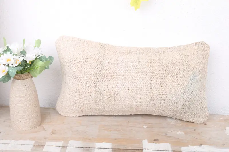 Patio Pillow Sham, Cushion, Interior Designer Pillow, 8x16 Rainbow Cushion, Accent Throw Pillow Sham, Pillow for Sofa, Turkish Kilim Pillow - 2