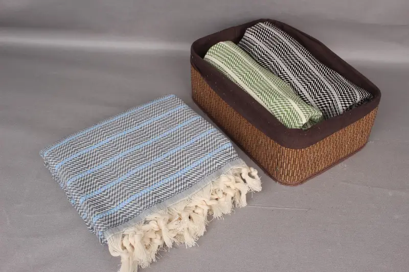 70x40 Cotton Striped Towel, Bachelor Bachelorette Party Favors, Bridal Shower Favor, Custom Wedding Gifts, Towel With Name, Housewarming Gift - 7
