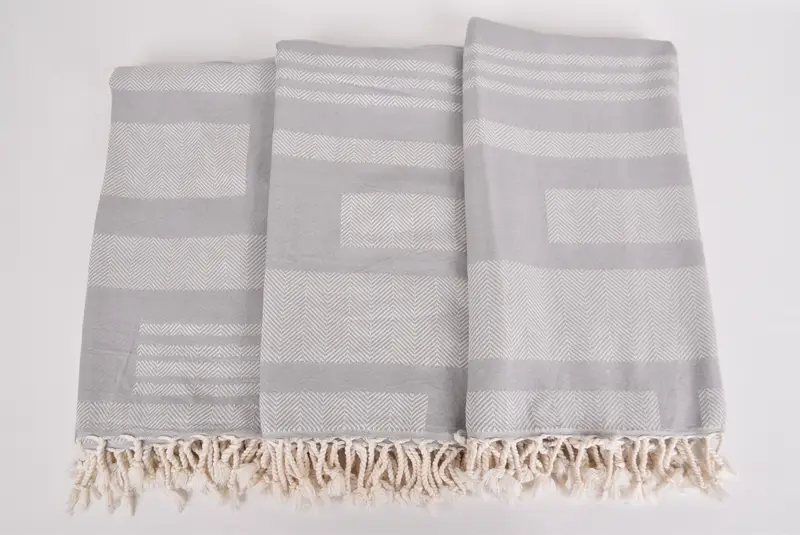 Sand-resistant towel, Spa Gift Towel, Girls Weekend Getaways Gifts, Quick-dry towel, Welcome Wedding Gift, 68x38 Cotton Chevron Towel, Gift For Him - 7
