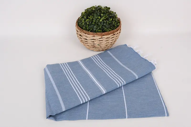 Bachelor Bachelorette Party Favors, Turkish hand towel, Sand-resistant towel, Gift Towel, Handwoven Turkish Towel, 70x40 Cotton Striped Towel - 4