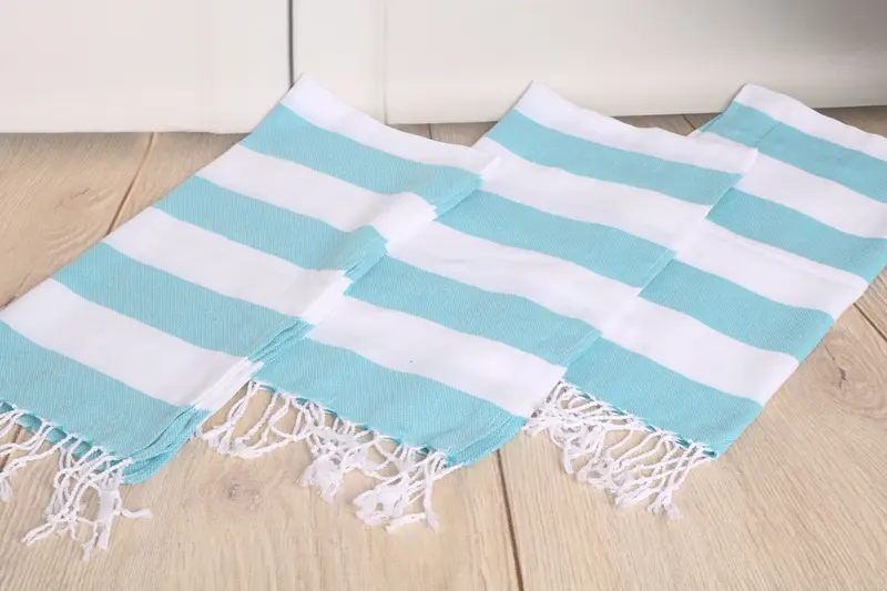 Wedding Favors, Personalized Dish Towel, Bachelor Party Gifts, Bridal Shower Favors, Monogrammed Hand Towel, Summer Gift, 40x18 Cotton Striped Towel - 6