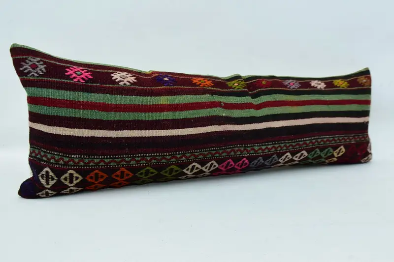 Boho Pillow, Custom Cushion Case, 12x36 Red Cushion, Lounge Throw Cushion, Pillow for Couch, Cushion Case, Southwestern Pillow Case, Pillow for Sofa - 3