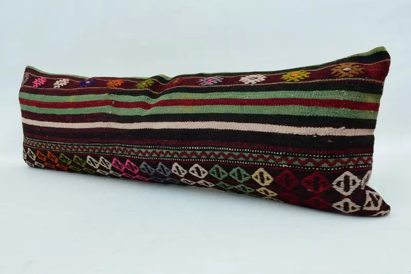 Boho Pillow, Custom Cushion Case, 12x36 Red Cushion, Lounge Throw Cushion, Pillow for Couch, Cushion Case, Southwestern Pillow Case, Pillow for Sofa - 5