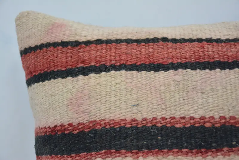 Vintage -Kilim -Kissenkissen -Abdeckung, Geschenkkissen, Boho -Kissenschein -Abdeckung, Kissenbezüge, Bettkissen, Kilim Kissenabdeckung, 12x12 Beige Kissenbedeckung - 2
