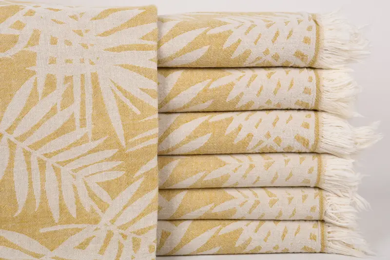 64x40 Cotton Floral Patterned Towel, Quick-dry peshtemal, Personalized Turkish Towel, Valentines Day Gift For Him, Absorbent Turkish towel - 1