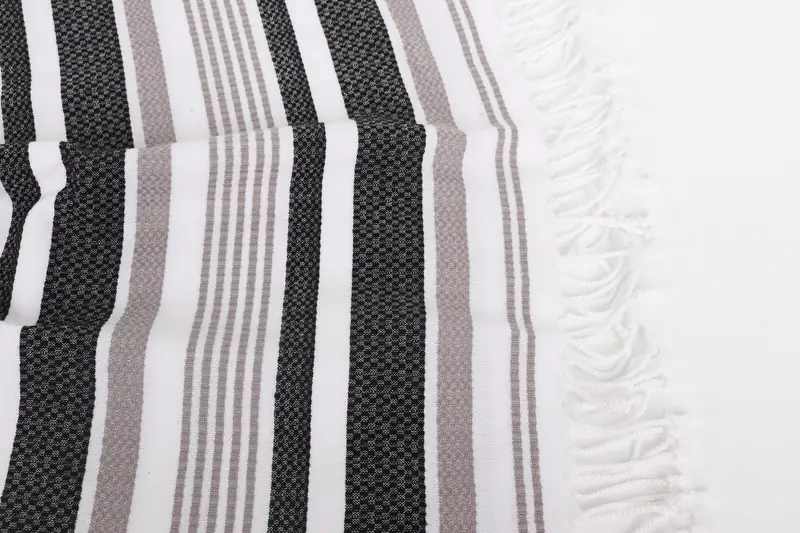 Custom Wedding Towel, 70x40 Cotton Striped Towel, Personalized Gifts, Guest Towel, Embroidered Towel, Merry Christmas Gifts, Bridesmaid Gift Towel - 8